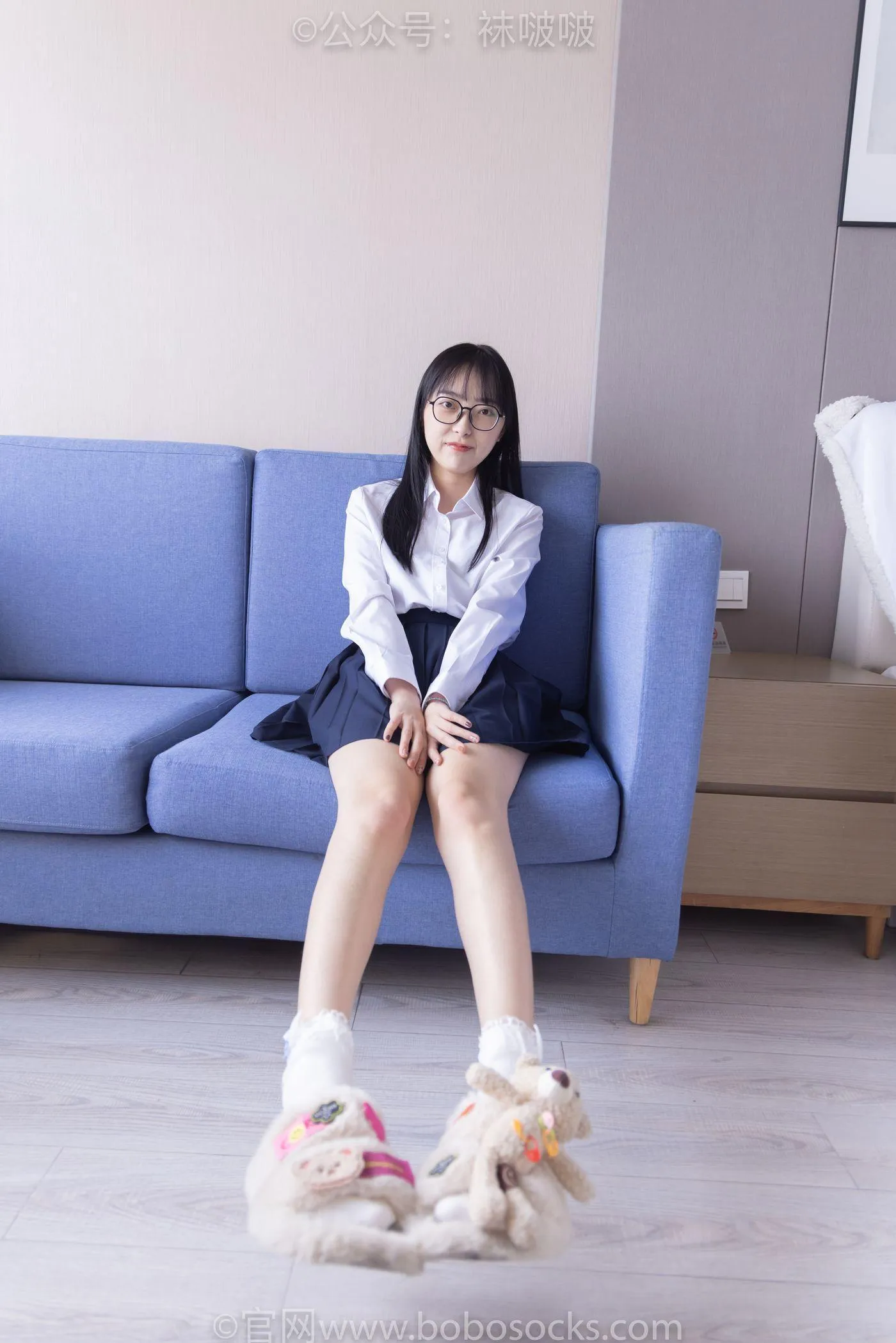 [BoBoSocks袜啵啵]NO.070 稚予-皮鞋、拖鞋、过膝袜、白棉袜 [148P]插图